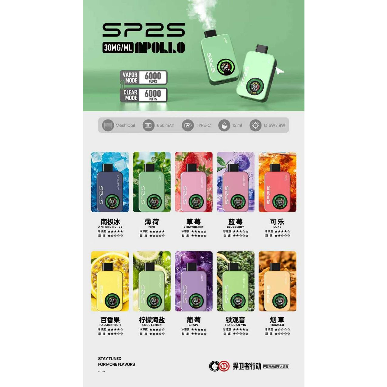 <p><strong>SP2S APOLLO<br />
新款12000口</strong></p>