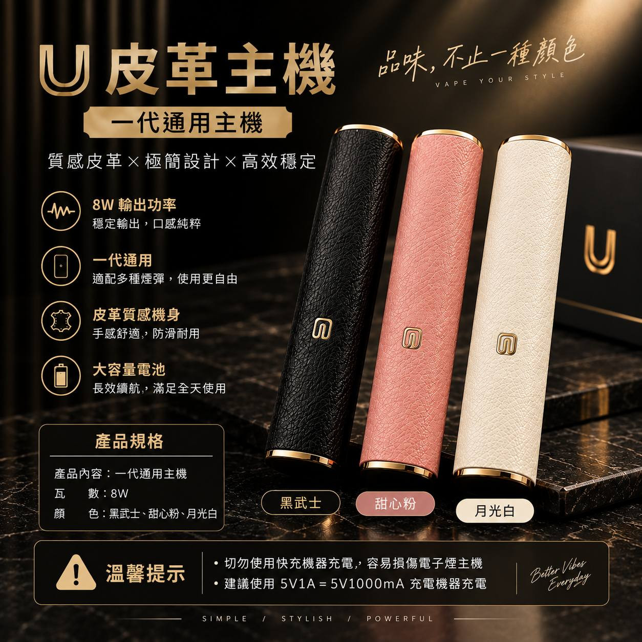 <p><strong>U皮革主機 一代通用</strong></p>